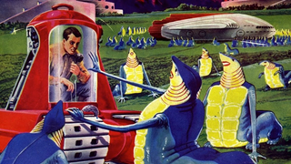 Alien life in our solar system, according to pulp-art legend Frank R. Paul